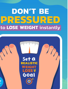 Don't Be Pressured To Lose Weight Instanly